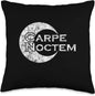 Carpe Noctem - Latin saying - Latin Throw Pillow