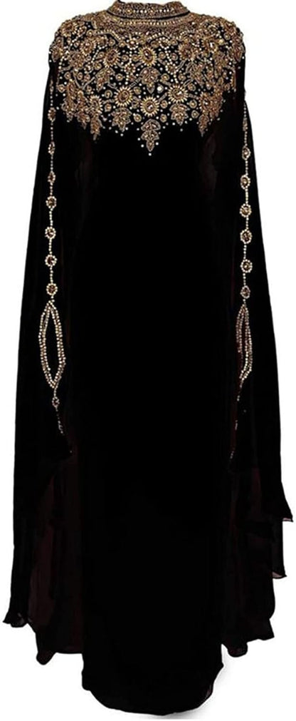 Abaya Kaftan Kimono FARASHA Fancy Casual Muslim Dubai Loose Cover Ups Moroccan
