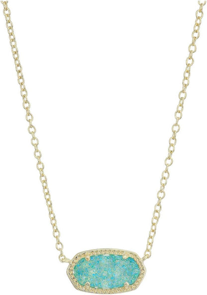 Kendra Scott Elisa Pendant Necklace for Women, Fashion Jewelry, 14k Gold-Plated