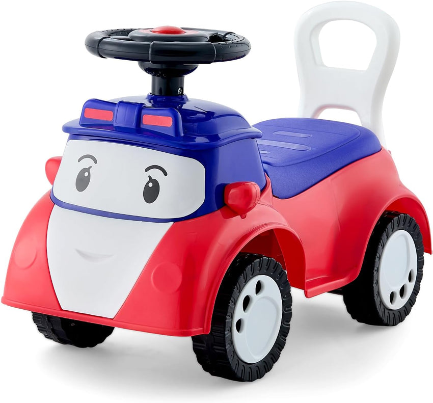 VEVOR Ride On Push Car for Toddlers, Ages 19+ Months, Ride Racer, Sit to Stand Toddler Ride On Toy, Kids Ride On Car with Music Steering, Horn & Under Seat Storage, Ride On Toy for Boys Girls