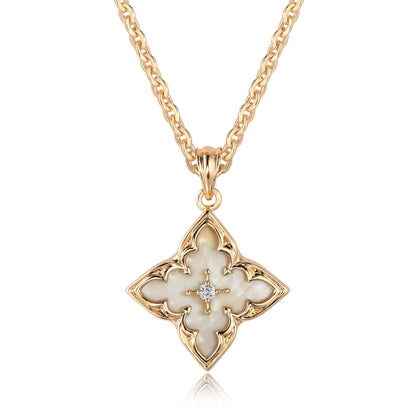 Dainty Gold Necklace for Women, 18K Real Gold Plated Necklace, White Gold Cross Silver Necklace, Cubic Zirconia Necklace, Birthday Gifts for Women Jewelry