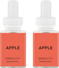 Pura & Simplicity Home Scent Refill - Smart Air Diffuser - Up to 120-Hours of Luxury Fragrance per Refill - Home Essential - Clean & Safe Diffuser Fragrance - 2 Pack, Apple