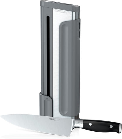 Ninja K32004 Foodi NeverDull System 4-Piece Steak Knife Set, Premium, German Stainless Steel, Black