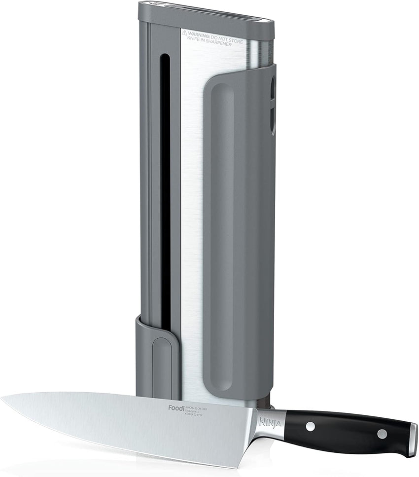 Ninja K32004 Foodi NeverDull System 4-Piece Steak Knife Set, Premium, German Stainless Steel, Black