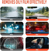 Buy one and get the second one free with 50% off Glass Treatment Oil Film Remover for Car Windshields, Hydrophobic Coating Compound, Automotive Window Cleaner, Multi-Surface Vehicle Glass Protection