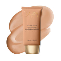 LAURA GELLER NEW YORK Quench-n-Tint Lightweight Tinted Moisturizer, Porcelain/Fair - Sheer to Light Buildable Coverage - Natural Glow Finish - Lightweight Formula - Hydratant Teinte