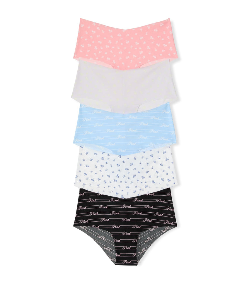 Victoria's Secret PINK No Show Lace Cheekster Panty Pack, Underwear for Women (XS-XXL)