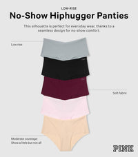 Victoria's Secret Women's No Show Hipster Underwear, Panties for Women, Multi Pack (XS-XXL)