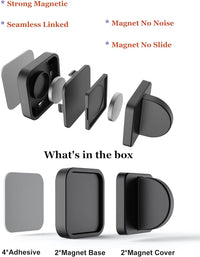 Dog Pee Pad Holder Potty Training Pad Magnetic Wall Holder for Leg-Lifting Dogs & Canine Urine Marking Strong Magnets No More Slipping Pee Pads Fit for Any Size of Puppy Pee Pads (Black)