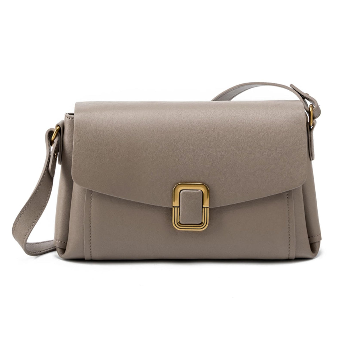 Genuine Leather Crossbody Bag for Women, Adjustable Shoulder Bag | Genuine Leather, 2 Detachable Straps, Satchel, Compact & Lightweight, Travel, Everyday, Work, Gift