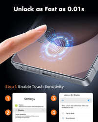 UNBREAKcable Screen Protector for Samsung Galaxy S25 Ultra [3-Pack] [9H] [Fingerprint Friendly] [HD Clarity] [Anti-Scratch] [Bubble-Free] [Easy Installation] Tempered Glass 6.9 Inch