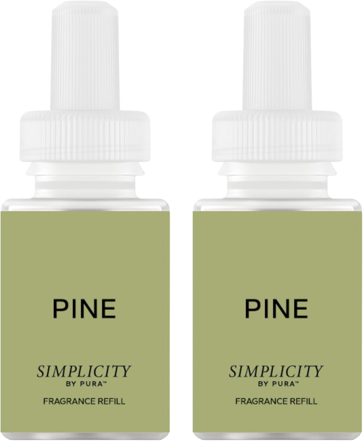 Pura & Simplicity Home Scent Refill - Smart Air Diffuser - Up to 120-Hours of Luxury Fragrance per Refill - Home Essential - Clean & Safe Diffuser Fragrance - 2 Pack, Apple
