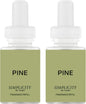 Pura & Simplicity Home Scent Refill - Smart Air Diffuser - Up to 120-Hours of Luxury Fragrance per Refill - Home Essential - Clean & Safe Diffuser Fragrance - 2 Pack, Apple