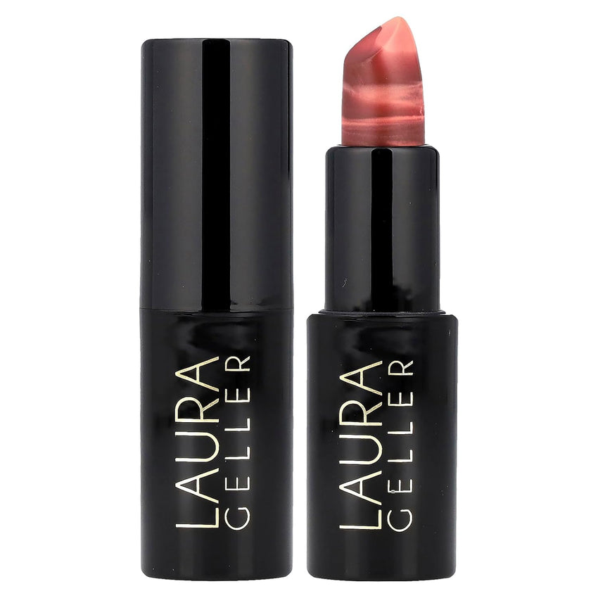 LAURA GELLER NEW YORK Italian Marble Sheer Lipstick - Berry Banana - Hydrating & Lightweight - Vitamin E & Caster Seed Oil - Cream Finish