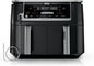 Ninja | Air Fryer | Finish Cooking Multiple Foods at the Same Time | 6-in-1 (Air Fry, Broil, Roast, Keep Warm, Dehydrate, Bake) | Fit up to 8lb Chicken Wings in the two 5 QT Baskets | DZ302