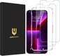 UNBREAKcable Shatterproof Tempered Glass Screen Protector for iPhone 12/12 Pro [2-Pack] [99.99% HD Clear] [Easy Installation Frame] [9H Hardness] [Full Coverage] [Bubble Free] for Apple 6.1''