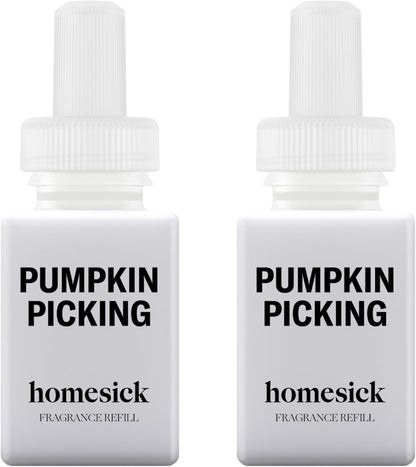 Pura & Homesick Home Scent Refill - Smart Air Diffuser - Up to 120-Hours of Luxury Fragrance per Refill - Home Essential - Clean & Safe Diffuser Fragrance - 2 Pack, New Home