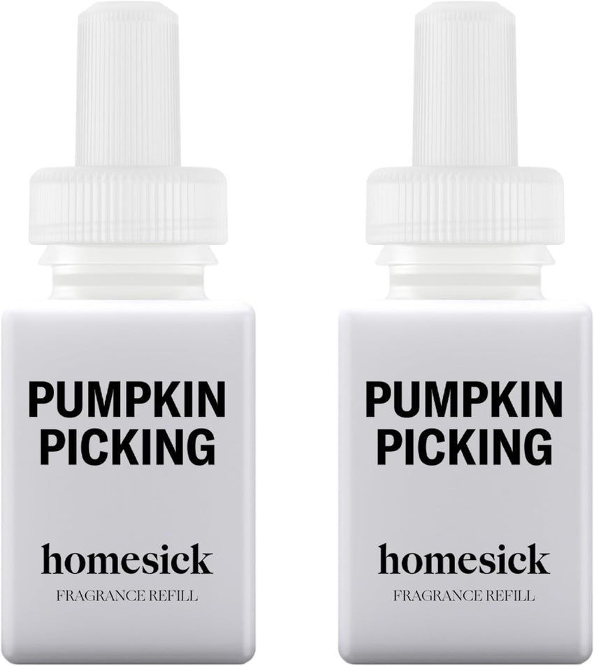 Pura & Homesick Home Scent Refill - Smart Air Diffuser - Up to 120-Hours of Luxury Fragrance per Refill - Home Essential - Clean & Safe Diffuser Fragrance - 2 Pack, New Home