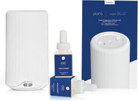 Capri Blue Pura Plus Smart Home Fragrance Diffuser Kit - Includes 1 Tabletop Pura Diffuser and 2 Volcano Pura Refills - Notes of Tropical Fruits & Sugared Citrus