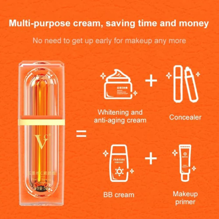 Five Vitamin C Tone-Up Cream, Five Vitamin C Cream, Fivefold Vitamin C BB Cream, Five Vitamin C Natural Makeup Cream, Vitamin C Face Serum Moisturizer Cream