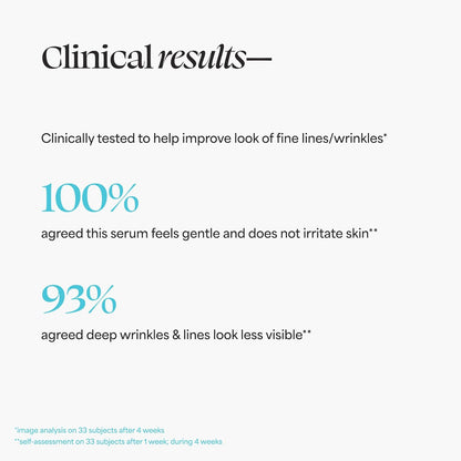 TULA Skin Care A+ Renewal Advanced Retinal + Peptides Serum - Nightly Facial Serum, Boosts Radiance and Hydrates, 1.01 Fl. oz.