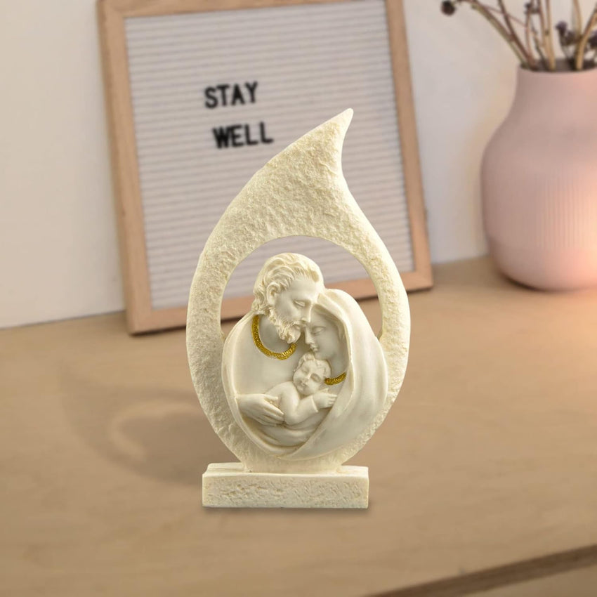 Nativity Sets for Christmas 10 Pieces - Hand Painted Nativity Scene Indoor, 4.8" Classic Figurines Holy Family Jesus Manger Crib Ornament, Xmas Decorations