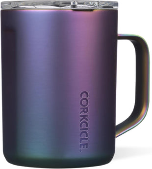 Corkcicle Classic Coffee Mug - Triple Insulated Stainless Steel for Travel - Shatter-Proof Lid - Keeps Drink Hot Over 3 Hours - Holiday Mug Gift - Great for Gifting Warmth - 16 oz - Dragonfly