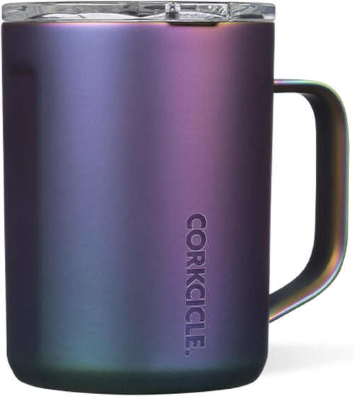 Corkcicle Classic Coffee Mug - Triple Insulated Stainless Steel for Travel - Shatter-Proof Lid - Keeps Drink Hot Over 3 Hours - Holiday Mug Gift - Great for Gifting Warmth - 16 oz - Dragonfly