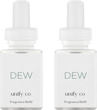 Pura & Unify Co. Home Scent Refill - Smart Air Diffuser - Up to 120-Hours of Luxury Fragrance per Refill - Home Essential - Clean & Safe Diffuser Fragrance - 2 Pack, Salt