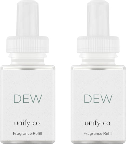 Pura & Unify Co. Home Scent Refill - Smart Air Diffuser - Up to 120-Hours of Luxury Fragrance per Refill - Home Essential - Clean & Safe Diffuser Fragrance - 2 Pack, Salt