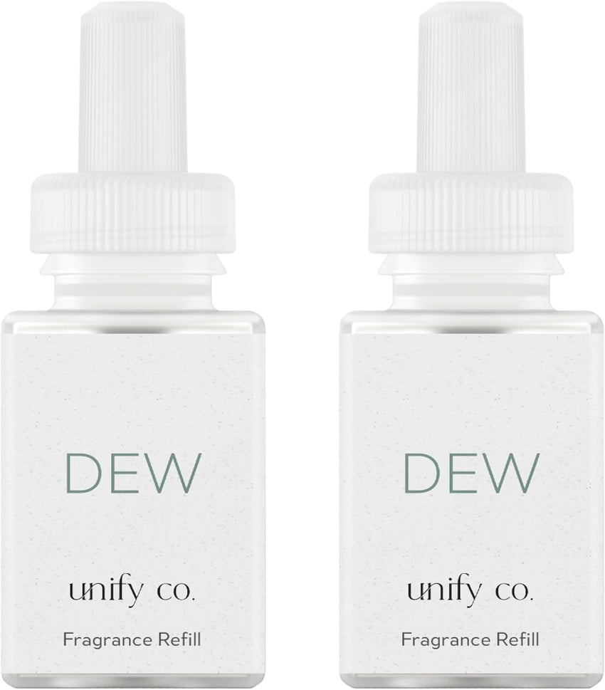 Pura & Unify Co. Home Scent Refill - Smart Air Diffuser - Up to 120-Hours of Luxury Fragrance per Refill - Home Essential - Clean & Safe Diffuser Fragrance - 2 Pack, Salt