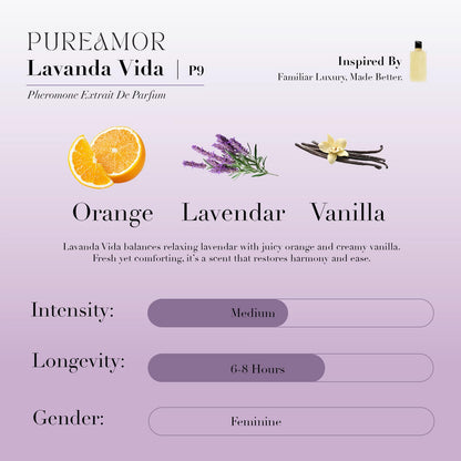 PUREAMOR Pheromone Perfume for Women, Moonlight Mellow Extrait de Parfum - Long Lasting Sweet Floral Gourmand Scent, 30% High Concentration, Full Size Fragrance Spray, 1.0 oz / 30 ml