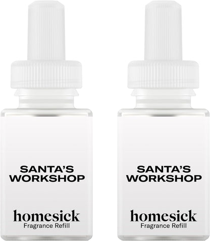 Pura & Homesick Home Scent Refill - Smart Air Diffuser - Up to 120-Hours of Luxury Fragrance per Refill - Home Essential - Clean & Safe Diffuser Fragrance - 2 Pack, New Home