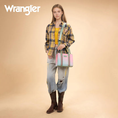 Wrangler Tote Bag for Women Designer Satchel Handbags Top-handle Purses with Strap