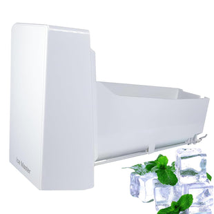 Upgrade DA97-14474C Ice Container, DA97-14474A Ice Bucket, Compatible with samsung RF25, RF26, RF28, RF263, RF265,RF30, RF31,RF32,etc Series Refrigerator. Part No: DA97-12604D, DA97-21040A, AP6034185.