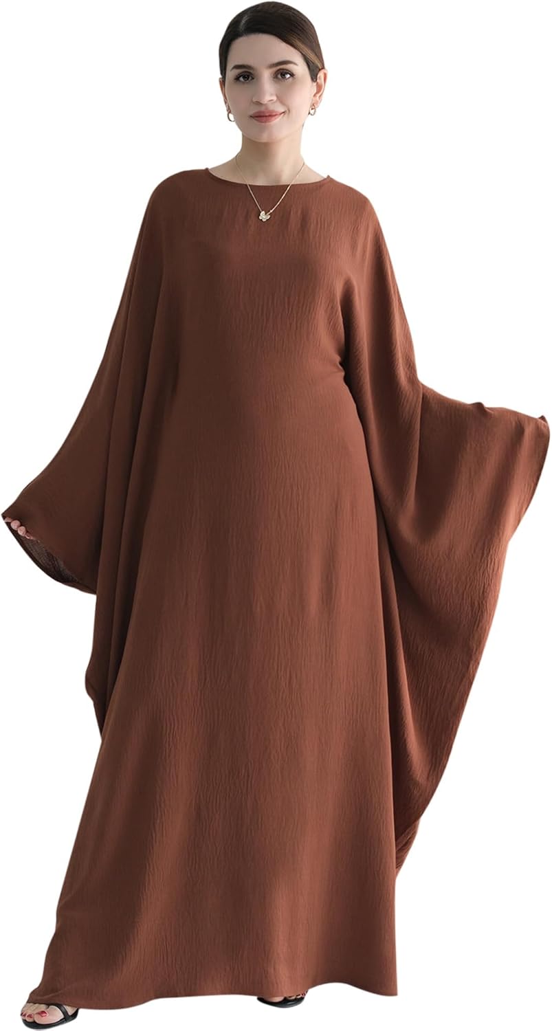 Muslim Prayer Dress Abaya Islamic Ramadan Robe Slightly Elasticity Garment Eid Clothes