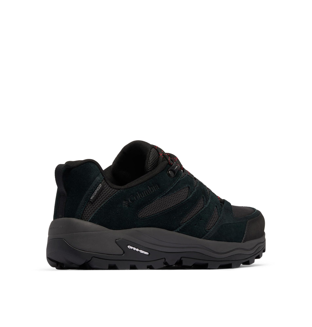 Columbia Mens Redmond IV Low Waterproof Hiking Shoe, Black/Mountain Red, 8Columbia Mens Redmond IV Low Waterproof Hiking Shoe, Black/Mountain Red, 8