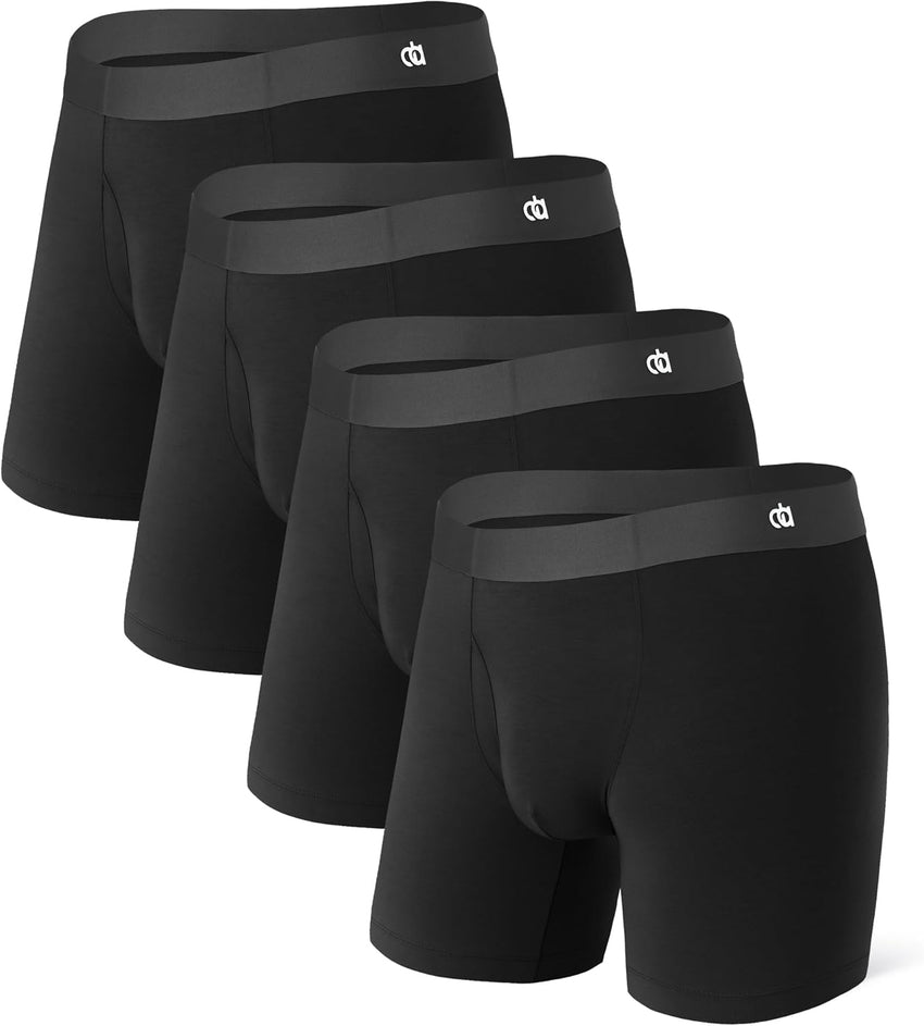 DAVID ARCHY Men's Ultra Soft Underwear Micro Modal Breathable Moisture Wicking Seamless Underwear for Men Multipack