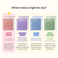 BIODANCE Bio-Collagen Real Deep Mask, Hydrating Overnight Hydrogel Mask, Pore Minimizing, Elasticity, Plumping Improvement, Korean Skin Care, Valentines Day Gifts for Her | 1.19oz(34g) x 4ea