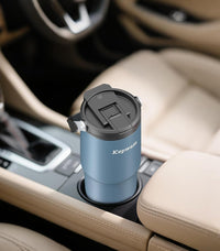 Self-Heating Travel Mug 20oz, Temperature-Controlled Coffee Warmer Mug, Smart Travel Coffee Mug Keep Coffee Drinks Hot, Heated Mug Great for Driver Outdoor Fits Car Cup Holders