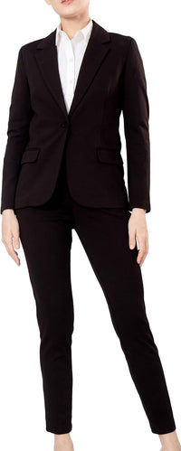 Marycrafts Women’s Two Piece Suits – Business Blazer Pant Suit Set, Professional Work Outfit for Office