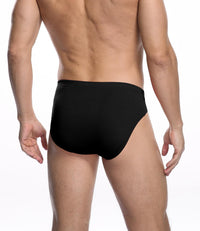 wirarpa Men's Underwear Modal Microfiber Briefs No Fly Covered Waistband Silky Touch Underpants 4 Pack