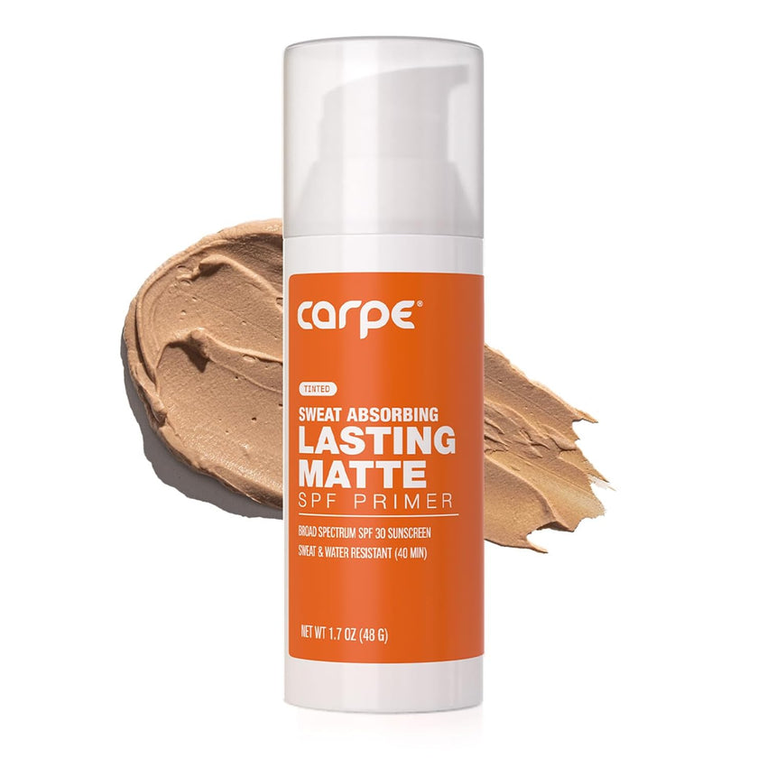 Carpe Primer Face Makeup Base ~New~ Zinc Mineral Sunscreen Face SPF 25 (Deep Tint Primer) Lasting Matte Primer For Oily Skin And Tinted Sunscreen