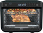 Ninja DT251 Foodi 10-in-1 Smart XL Air Fry Oven, Bake, Broil, Toast, Roast, Digital Toaster, Thermometer, True Surround Convection up to 450°F, includes 6 trays & Recipe Guide, Silver