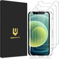 UNBREAKcable 3-Pack Screen Protector for iPhone 16 Pro, Double Shatterproof Tempered Glass [Easy Installation Frame] [9H Hardness] [99.99% HD Clear] [Case Friendly] for iPhone 6.3 inch