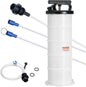 VEVOR 6.5L Pneumatic/Manual Oil Extractor Pump, Fluid Extractor Pump for Automotive Fluids Vacuum Evacuation, Oil Change & Fluid Change Tool with Dipstick and Suction Hose