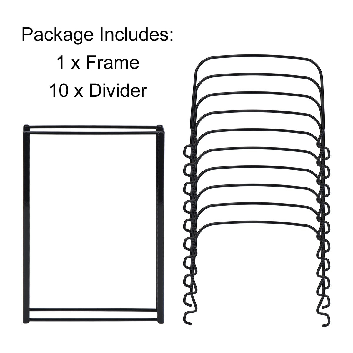 Adjustable Cookware Organizer Rack for Pots, Pans & Lids