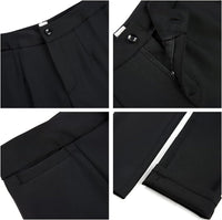 MODFUL Women's 2 Piece Business Suit Pant Set Slim Fit One Button Blazer Jacket Lady Work Suit for Office