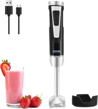 VEVOR 500W 12 Inch Heavy Duty Hand Mixer, Variable Speed Stick Mixer with 304 Stainless Steel Blade, Multi-Purpose Portable Mixer for Soup, Smoothie, Puree, Baby Food