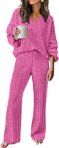 RUMIA Fall Outfits for Women 2025 Vacation Matching Sweater Lounge Sets (S-2XL)